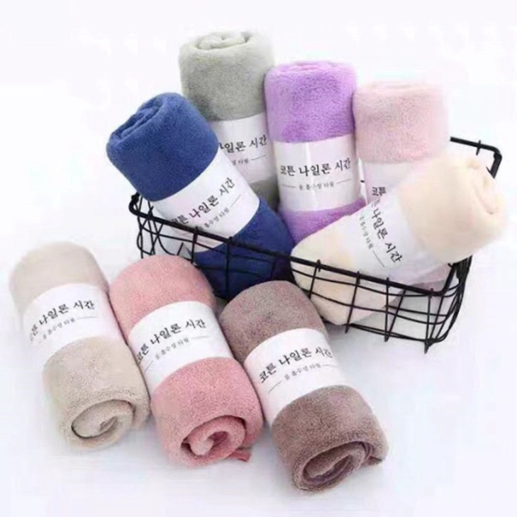 Khăn tắm lông cừu Hàn Quốc cao cấp, khăn tắm lớn cho mẹ và bé spa, chất bông dày siêu mềm mịn, an toàn cho da A19