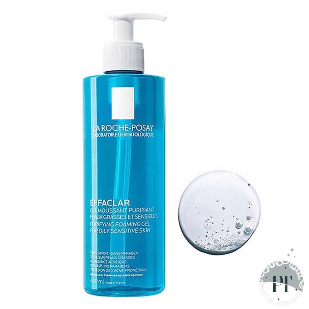 Sữa rửa mặt La Roche-Posay Effaclar Purifying Foaming Gel cho da dầu, mụn 400ML