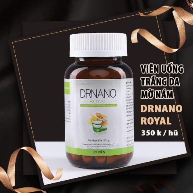 COMBO 10 — VIÊN UỐNG TRẮNG DA DRNANO ROYAL MINH LADY BEAUTY -TẶNG KÈM QUÀ TẶNG