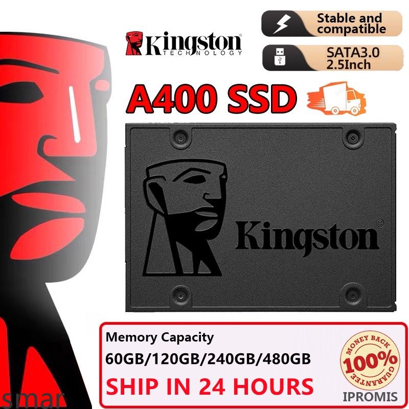 Ready Kingston A400 SSD Solid State Drive 60GB 120GB 240GB 480GB 2.5inch SATA 3 Internal SSD