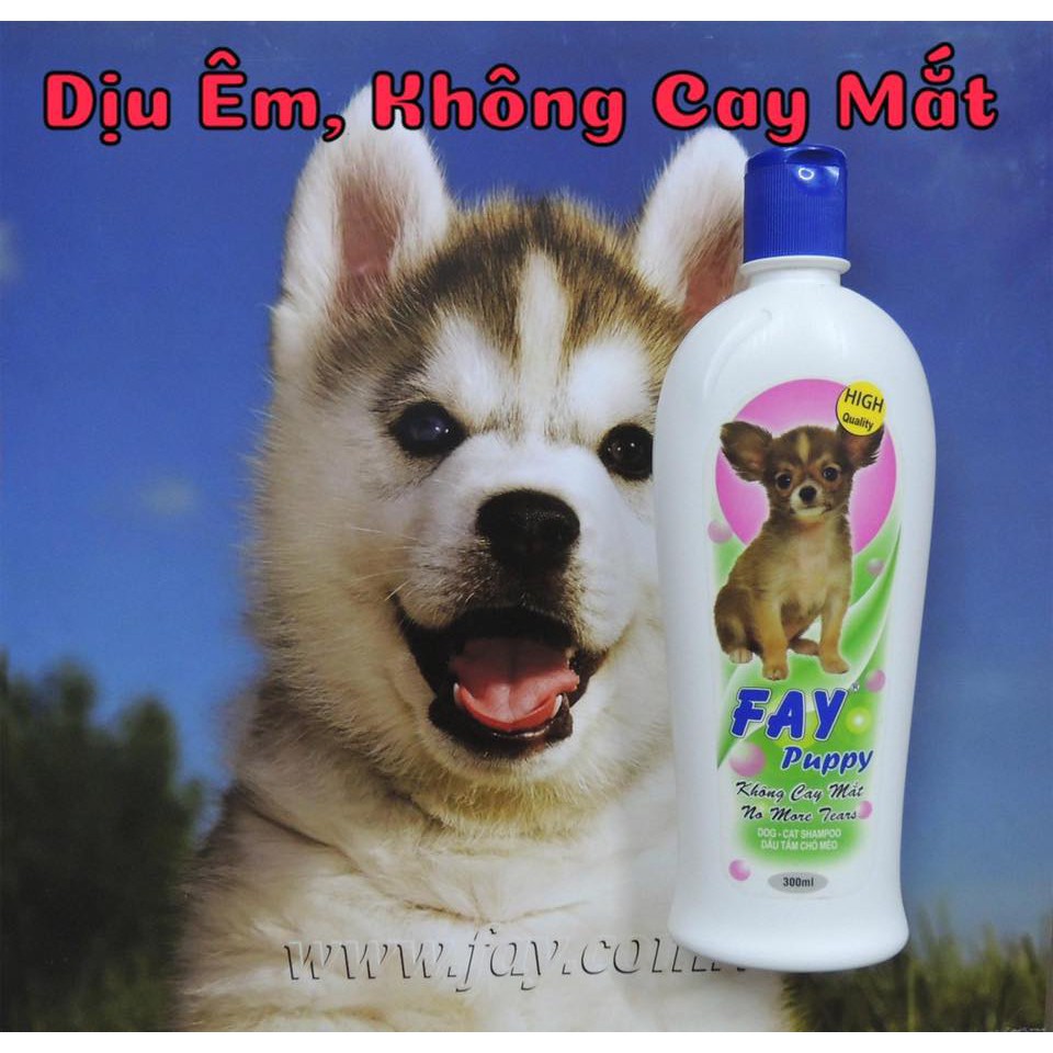Sữa tắm puppy Fay 300ml dành cho chó con, mèo con, nhím,sóc...(không cay mắt)