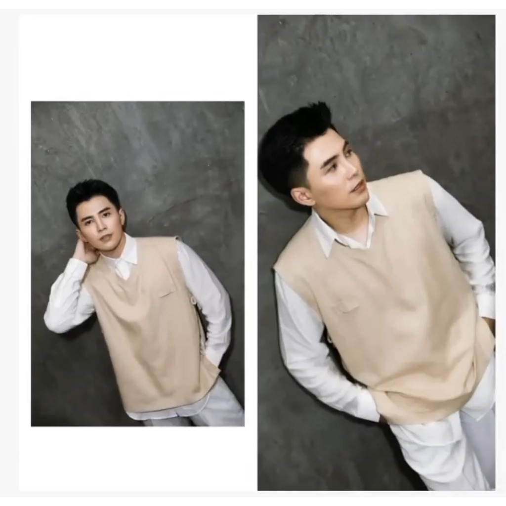 ÁO KHOÁC GHILE KEM BEIGE