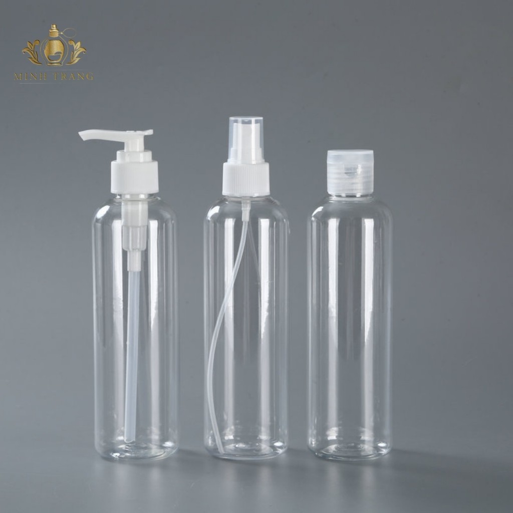 Chai Nhựa Pet Vòi Nhấn 100ML/250ML Chiết Mỹ Phẩm (Dầu Gội, Sửa Tắm, Gel Rửa Tay) - Chai Lọ Mỹ Phẩm