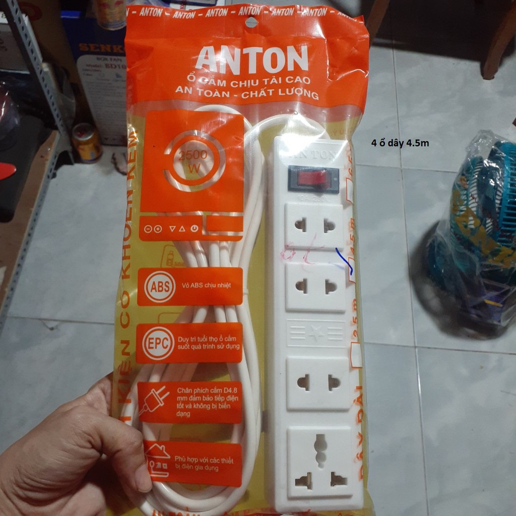 Ổ cắm chịu nhiệt điện quang - 3 lỗ ,6 lỗ