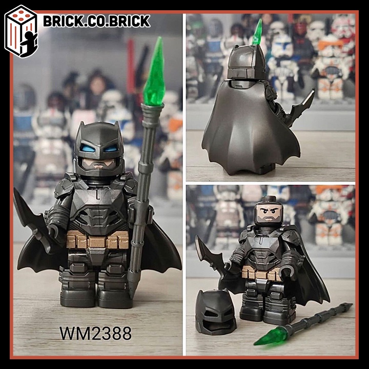Batman Armored Suit Mới Nhất Đồ chơi Lắp ráp Siêu Anh Hùng Người Dơi Minifigure WM2388