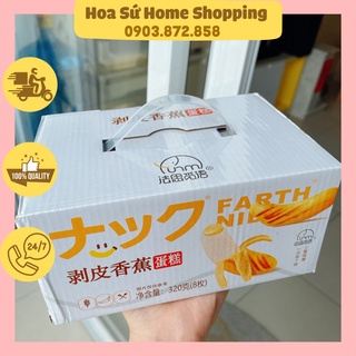 Bánh bông lan chuối Đài Loan hộp 8 cái