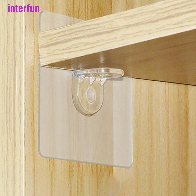 5 Miếng đỡ tấm ván chia ngăn tủ quần áo không cần đóng đinh tiện dụng