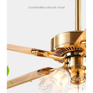 Quạt trần đèn trang trí HL-FAN6501TA