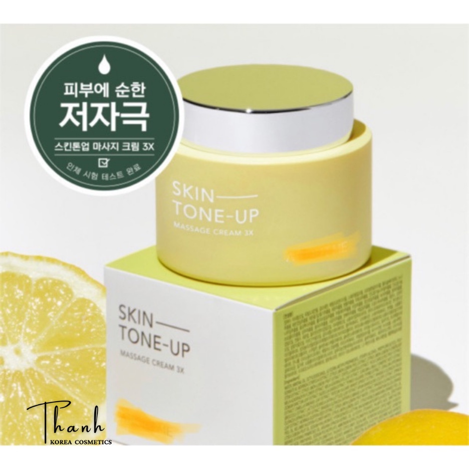 Kem Detox Massage Mặt ABOUT ME SKIN TONE UP 3X, Thải Độc Làm Sạch Sâu, Tẩy Da Chết 150ml