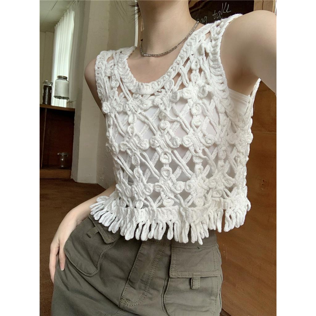 Áo Hai Dây Thiết Kế Mới Thời Trang Mùa Hè Phong Cách Retro 53223