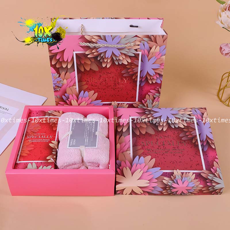 Hộp túi giấy đựng quà tặng đỏ Specially sang trọng tặng sinh nhật bạn gái bạn trai đối tác, valentine, ngày lễ có quai