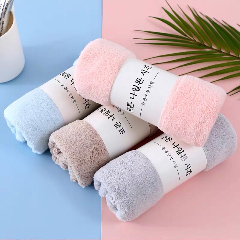 Khăn tắm lông cừu Hàn Quốc, kích thước lớn 70x140cm, siêu mềm, siêu thấm, dùng được cho cả em bé