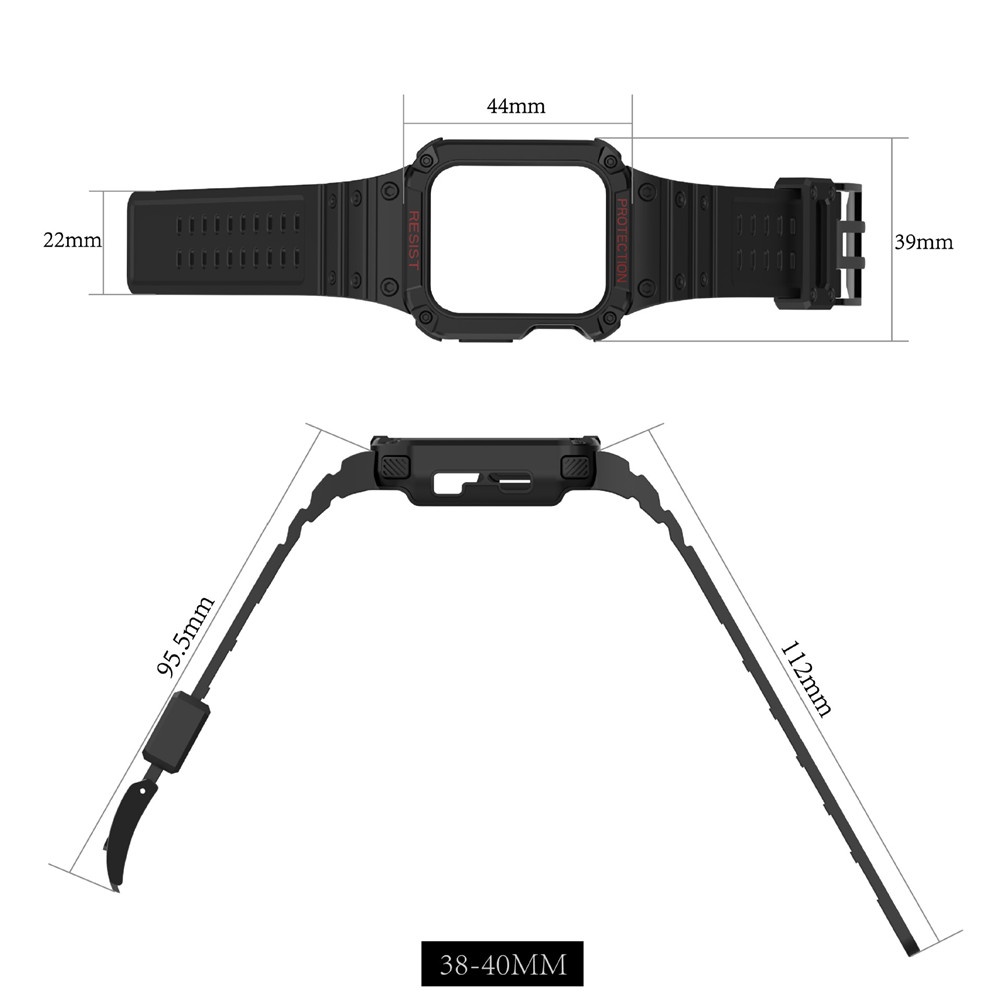 Dây Silicone Có Khung Cho Đồng Hồ Thông Minh oiWatch Series 7/6/SE/5/4/3 / 45mm 41mm 44mm 42mm 40mm 38mm