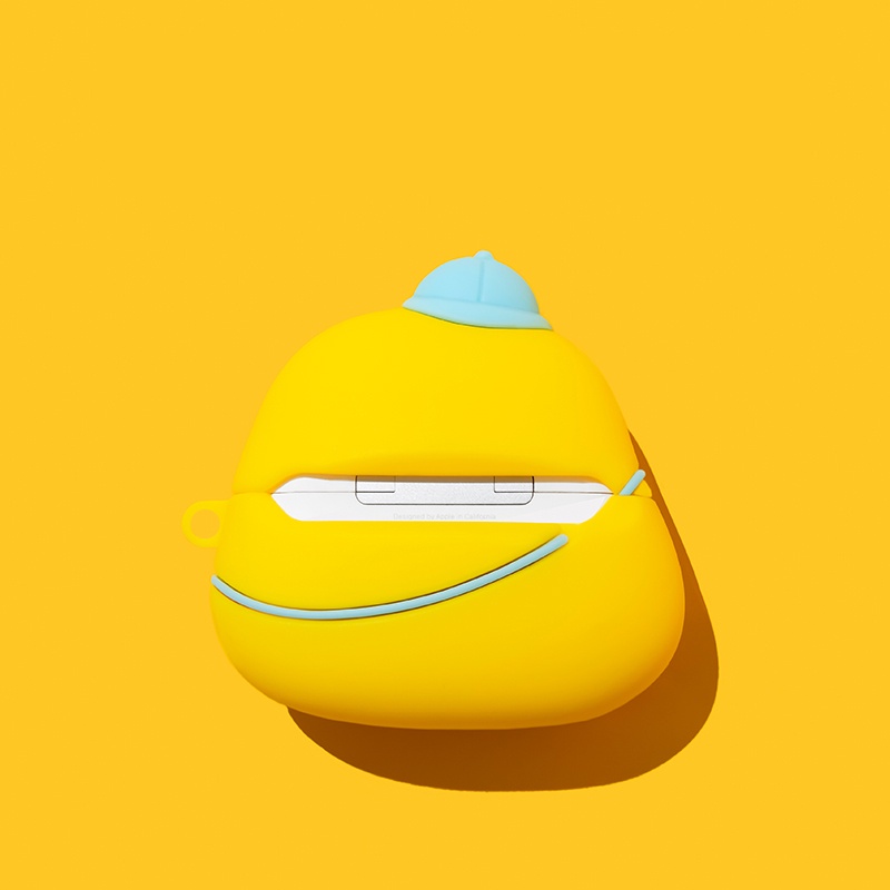 Vỏ Bảo Vệ Hộp Sạc Tai Nghe AirPods3 2022 Họa Tiết Chú Gà Vàng Dễ Thương Thời Trang Ốp