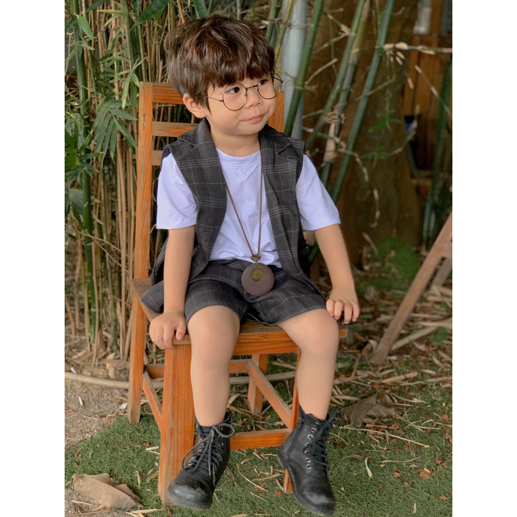 Set vest pé 3 món vest cho bé 1-4 tuổi