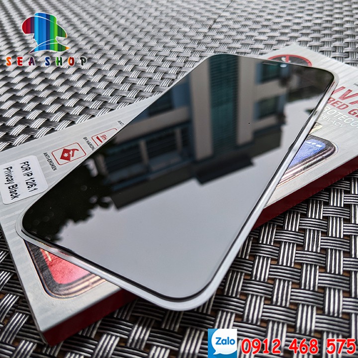 Kính cường lực iPhone 12 Mini - 12 Pro - 12 Pro Max, 11 Pro chống nhìn trộm - Chống Vân Tay - 9D -  Full màn iPhone 12