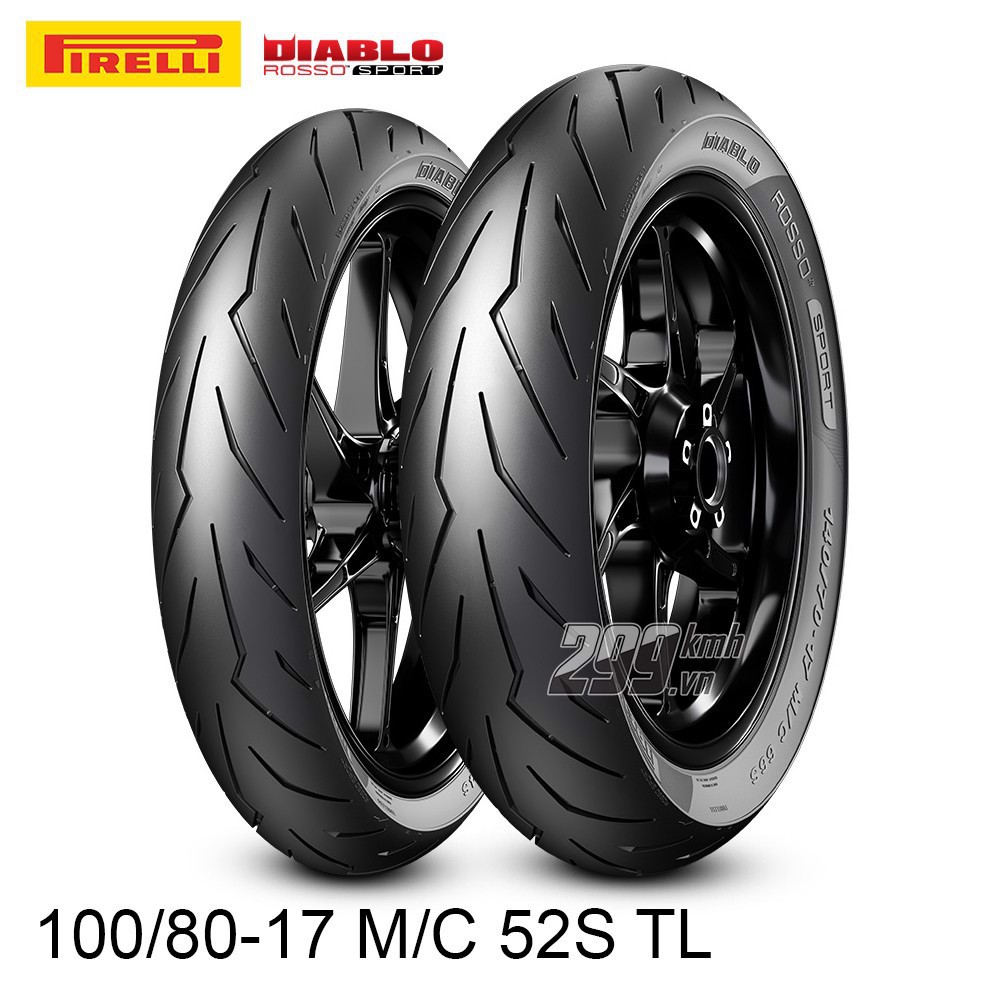Vỏ xe Pirelli Diablo Rosso Sport 100/80-17