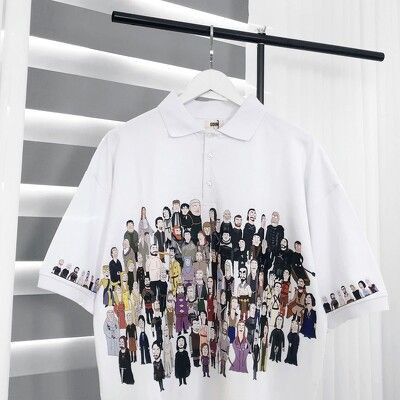 Áo Polo oversize G.O.T, JACKLANE, Áo polo cộc tay Unisex Jack Lane