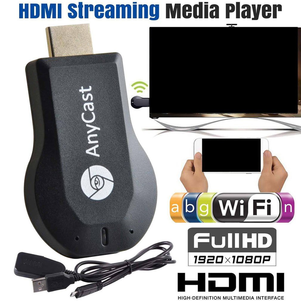 Đầu thu phát ngoại vi Miracast Airplay không dây wifi 1080P HD HDMI TV cho IOS và Android | BigBuy360 - bigbuy360.vn