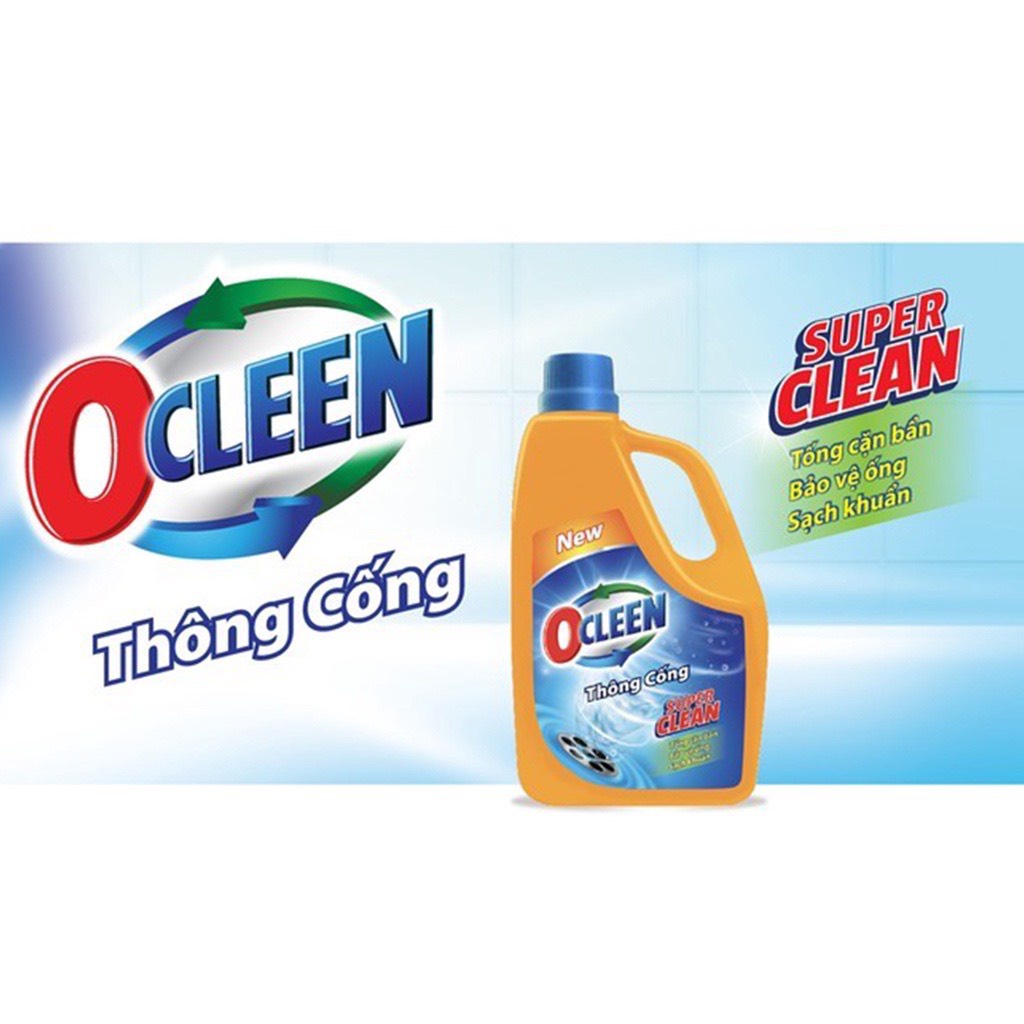 Nước thông cống Ocleen 1L