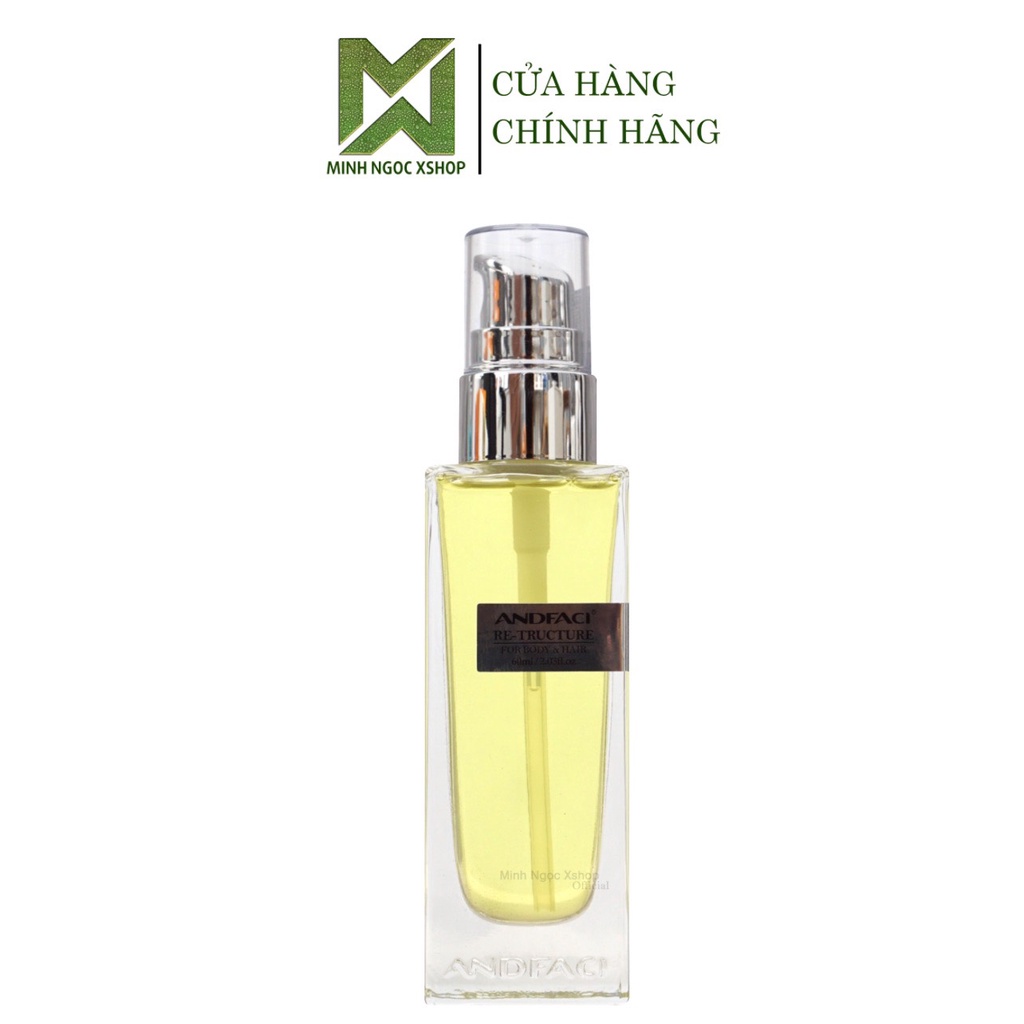 Tinh dầu dưỡng tóc phục hồi siêu phân tử Andfaci Maca Acai Oil 60ML