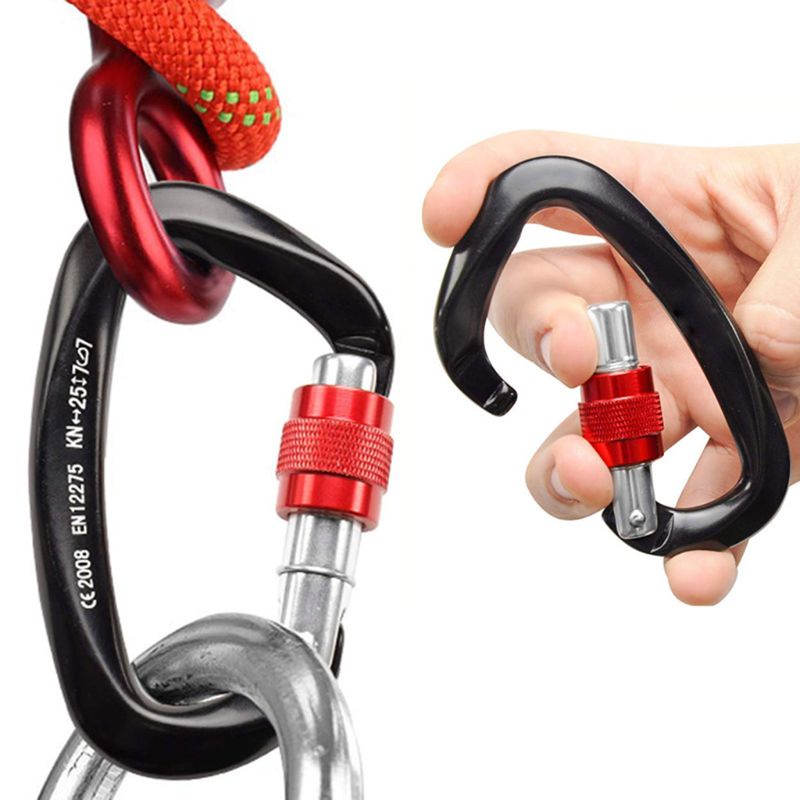 Móc Chữ D Chịu Lực Tốt 25KN Cho Leo Núi Tiện Dụng