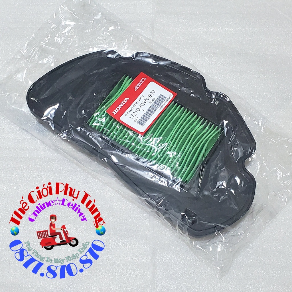 Lọc gió PCX Thái 2010-2013 zin Honda Thái Lan - 17210-KWN-900