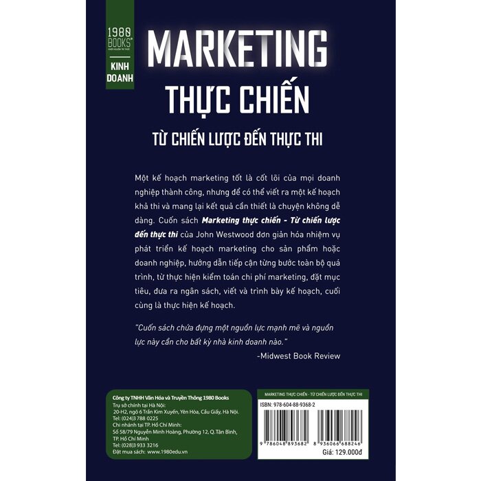 Sách - Marketing Thực Chiến - Từ Chiến Lược Đến Thực Thi