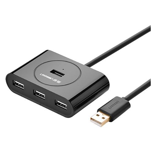 Bộ Chia cổng USB 2.0 4 Cổng Có Active Chip với cáp Dài 10M Ugreen 20217