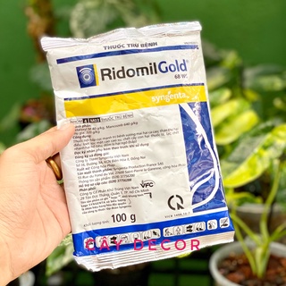 Thuốc trừ nấm Ridomil Gold 68WP cho Lan, kiểng lá, gói 100g