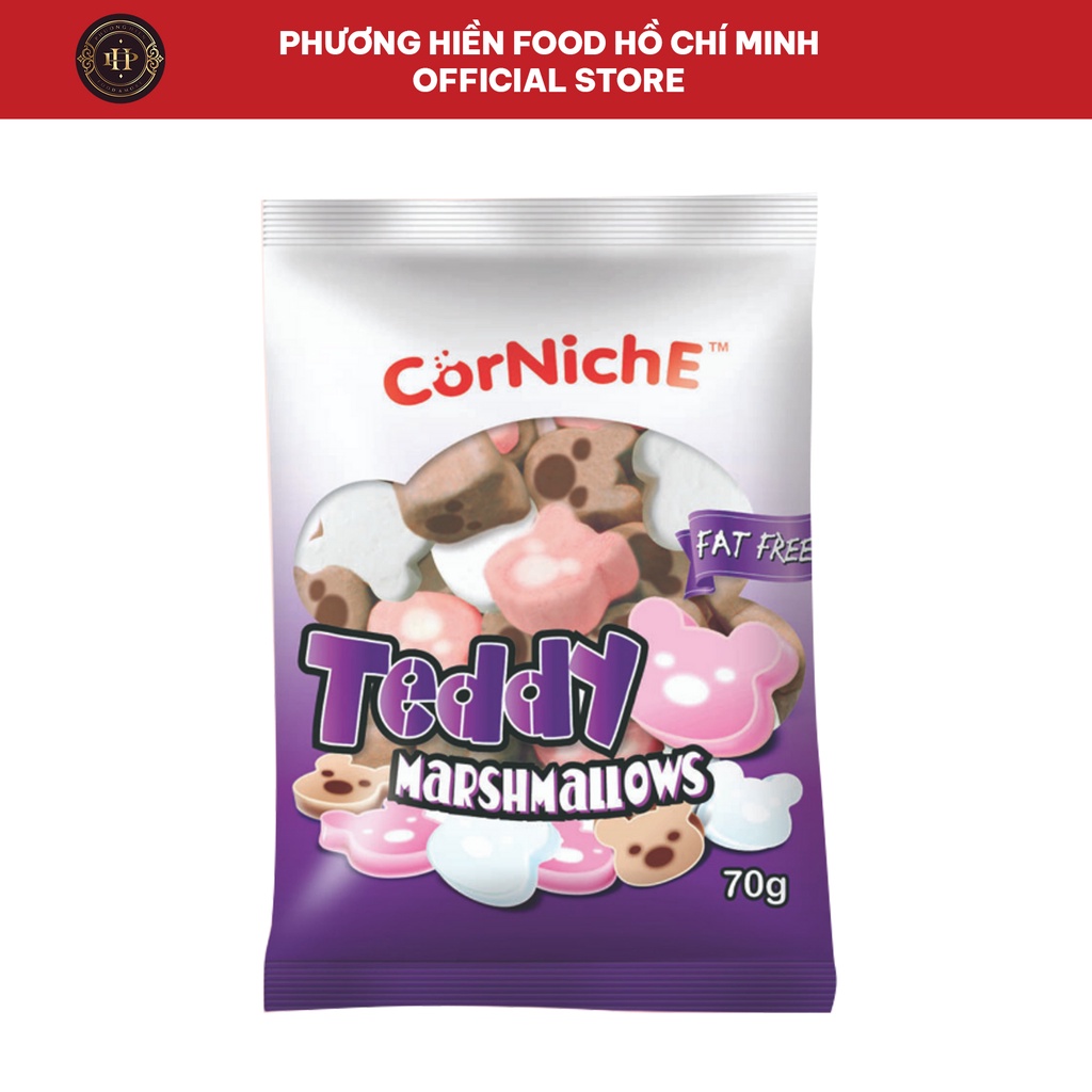 Kẹo dẻo Teddy Marshmallow 70g