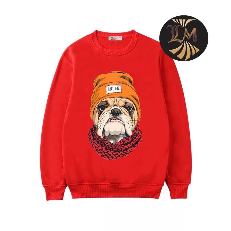 Áo Sweater không mũ nam form rộng⚡FREESHIP⚡chất nĩ ngoại cao cấp mềm mịn phù hợp cho nam và nữ in hình chó | BigBuy360 - bigbuy360.vn