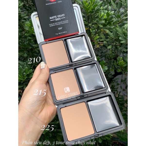 Phấn Nén Make Up For Ever Matte Velvet Skin Blurring Powder Foudation