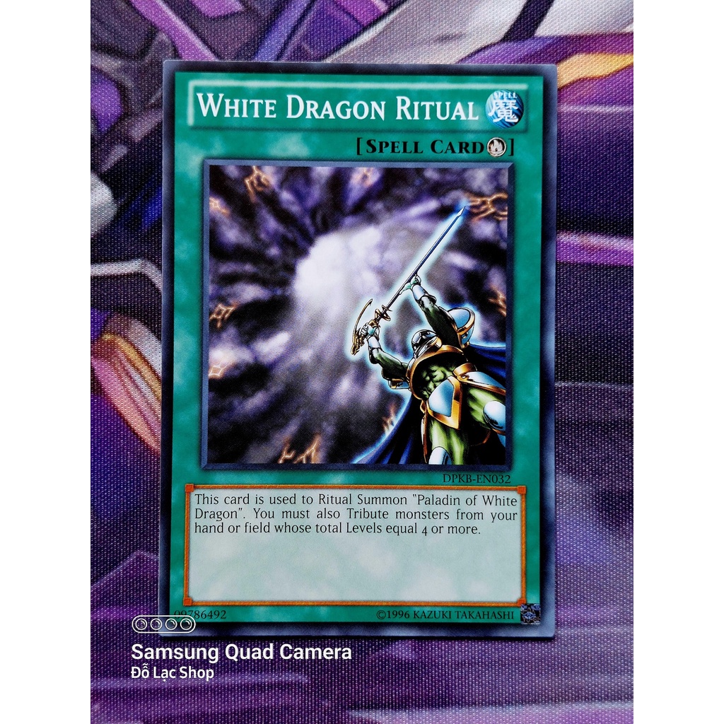 Thẻ Bài Mint90 Yugioh Spell White Dragon Ritual - Common