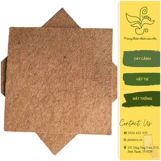 Tấm Lót Xơ Dừa, Thảm Xơ Dừa 50x50cm - Trồng Kiểng Lá, Phủ Chậu, Lót Chậu