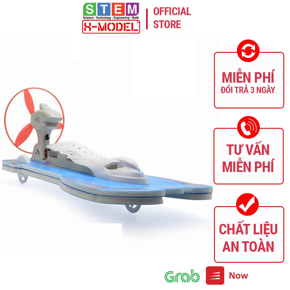 Mô hình lắp ráp Tàu cao tốc khi động học cho bé, đồ chơi sáng tạo STEM ST58 XMODEL Đồ chơi tự làm DIY|Giáo dục STEM