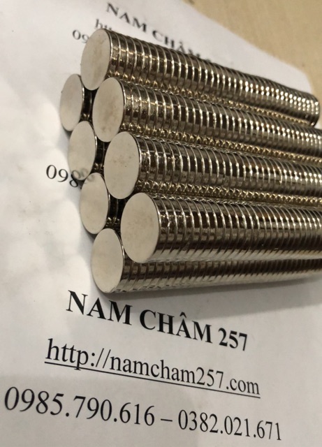 [Xả Kho]30 viên Nam châm đất hiếm 20x3mm,nam châm trắng 20x3 dùng trong trang trí