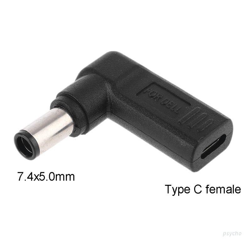 DELL Phích Cắm Chuyển Đổi 90 Độ Usb-C Type-C Female Sang 7.4x5.0mm Dc | BigBuy360 - bigbuy360.vn