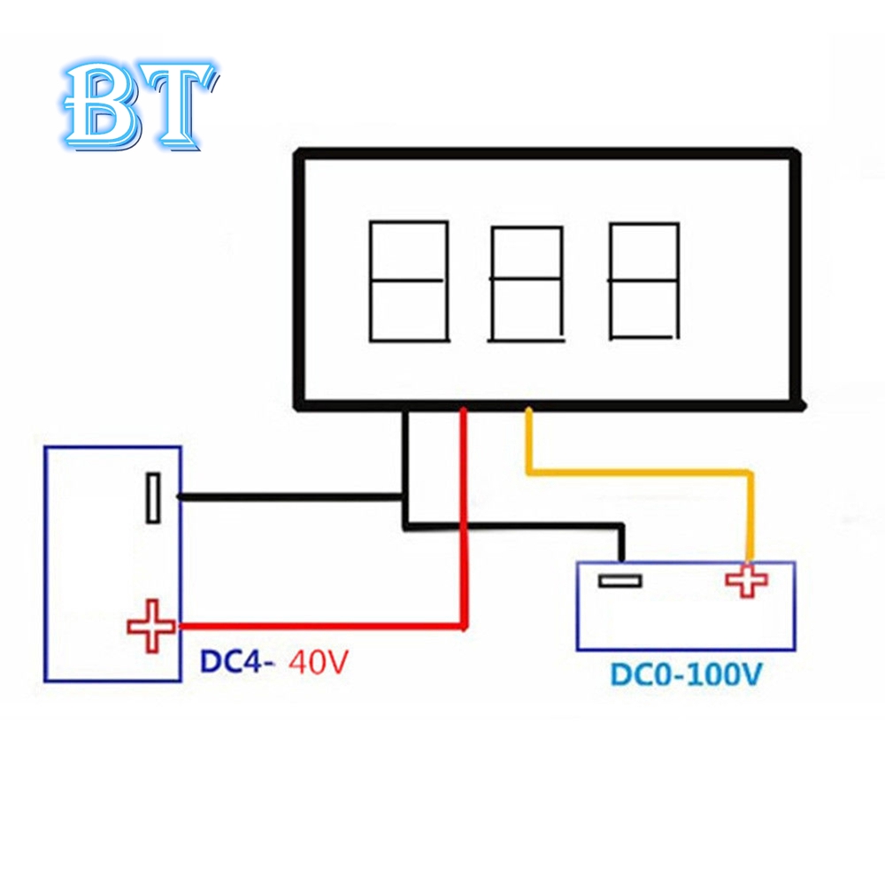 Vôn Kế Điện Tử Mini 0.28 Inch 3 Bits 3 Bit 0.28 Inch Led