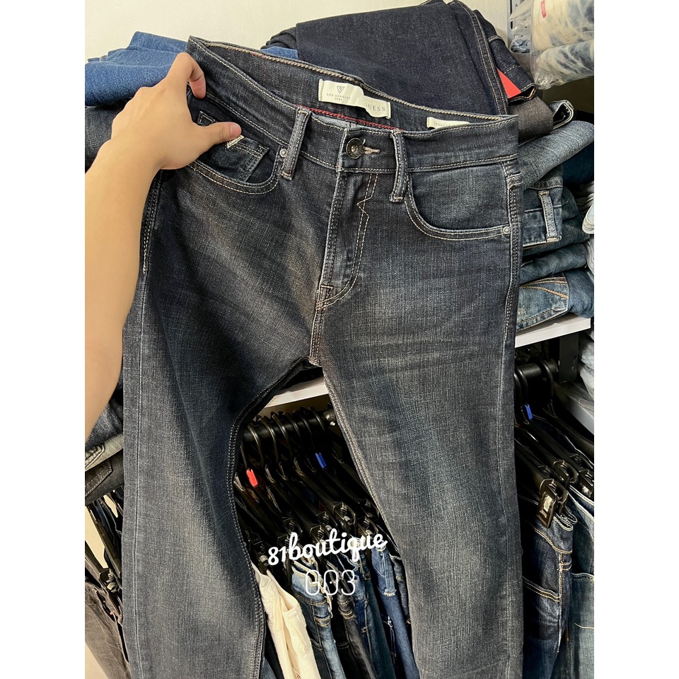 Quần jean nam mẫu mới - Quần Jean đậm mài nhẹ G u e s s - THEO DÕI SHOP GIẢM 10%