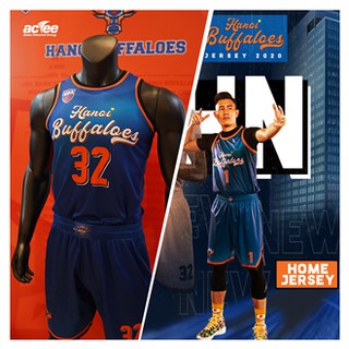 Bộ quần áo bóng rổ VBA Hà Nội Buffaloes 2020