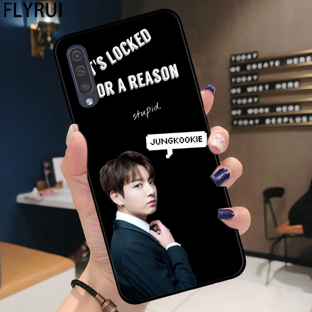 Ốp Điện Thoại Mềm Hình Bts Jungkook Cho Samsung A02S A81 A91 A31 A42 5g A6 A7 A9 2018 A8 A6 Plus