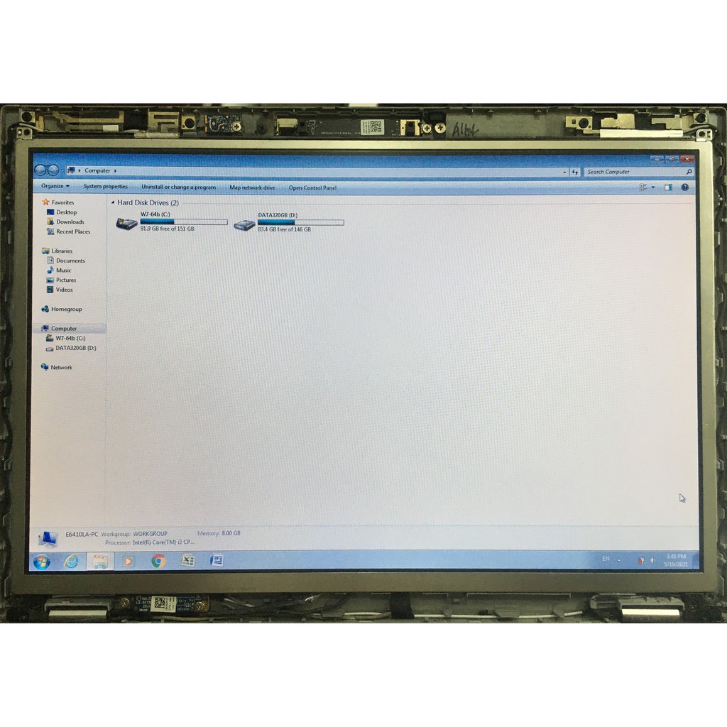 Màn hình LCD 14.1" Led 30 pin (B141PW04 v.1), dùng cho laptop Dell Latitude E6410 mới