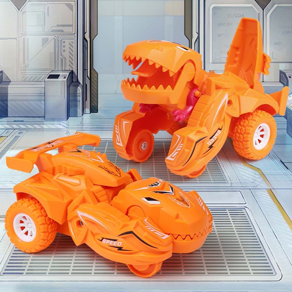 Đồ chơi xe hơi biến hình rô bốt khủng long tự động cho bé trai