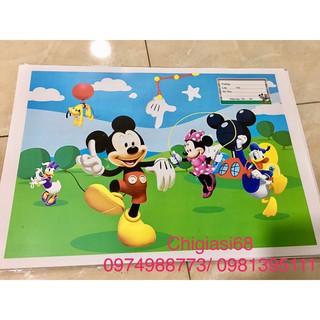 SET 20 BÌA BỌC SÁCH VỞ IN HÌNH HOẠT HÌNH BẰNG GIẤY C100 CAO CẤP CHO BÉ CÁP 1- TOYS89