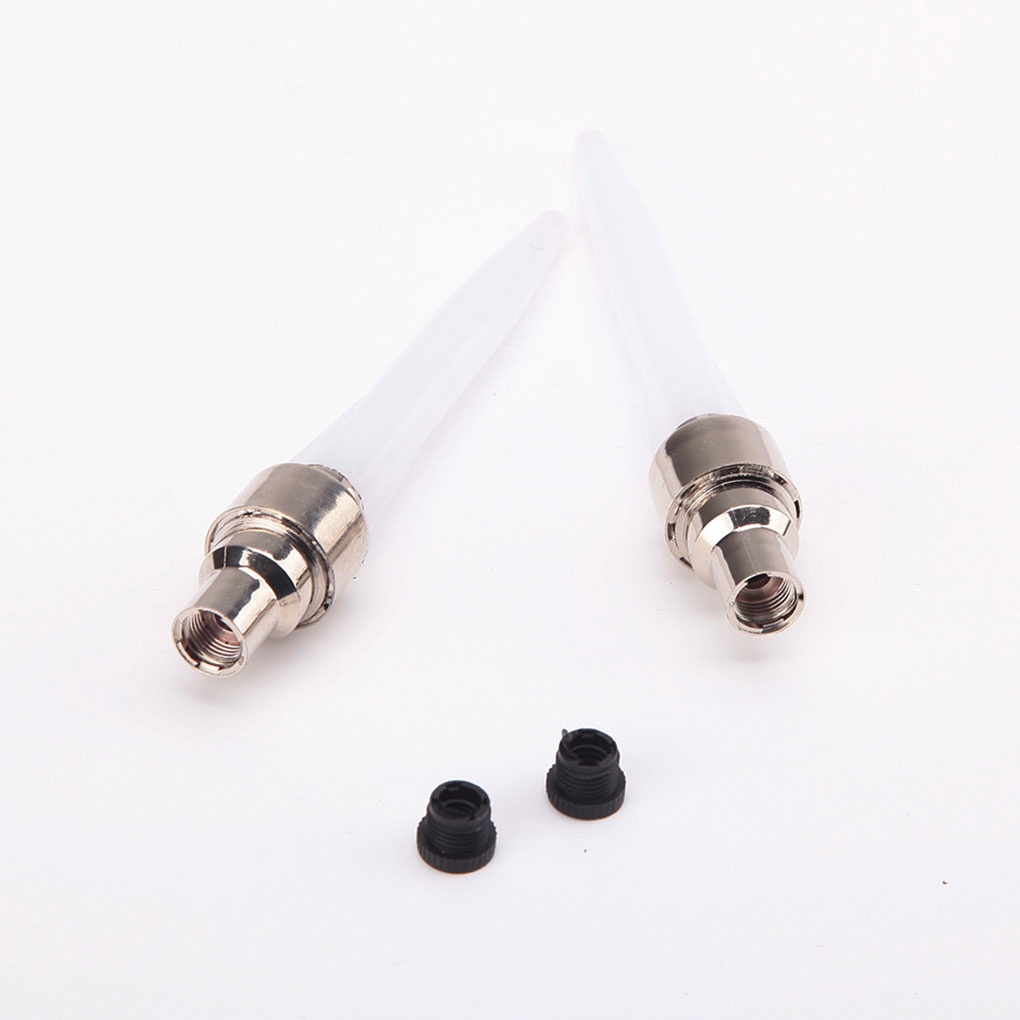 [GLOBAL] 2 Pcs/Set Bicycle Front Rear Wheel Valve Long Light Bike LED Cycling Tire Valve Cap Warning Lamp Bulb
