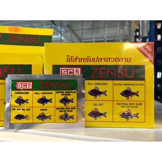 BỘT ZENSU CHĂM SÓC, DƯỠNG CÁ BETTA THÁI LAN 5g