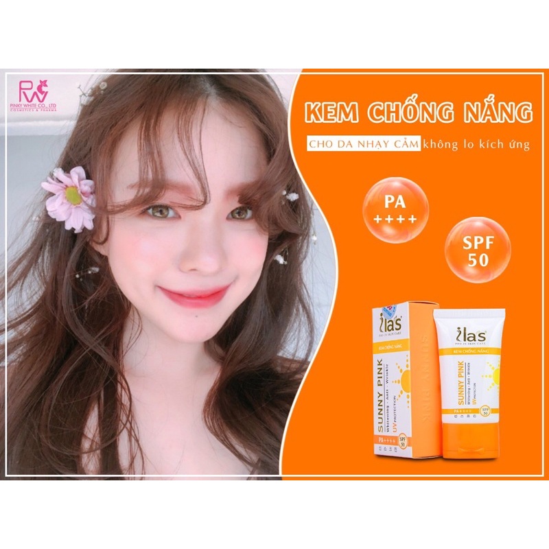 Kem Chống Nắng SUNNY PINK ILA'S UV PROTECTION _ Kem Chống Nắng Ilas