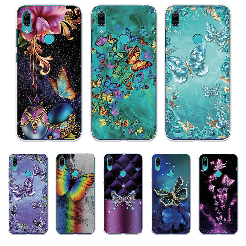 Ốp điện thoại bằng silicone TPU mềm cho HUAWEI Y7 PRIME 2017 PRO 2018 2019
