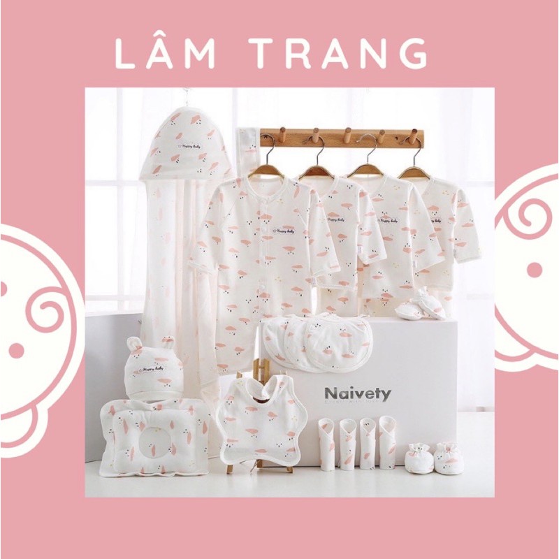 [Shop chuyên Sỉ][Hàng Sẵn] SET QUÀ TẶNG SƠ SINH CAO CẤP NHẬP KHẨU 21 CHI TIẾT KÈM TÚI VÀ HỘP SANG TRỌNG